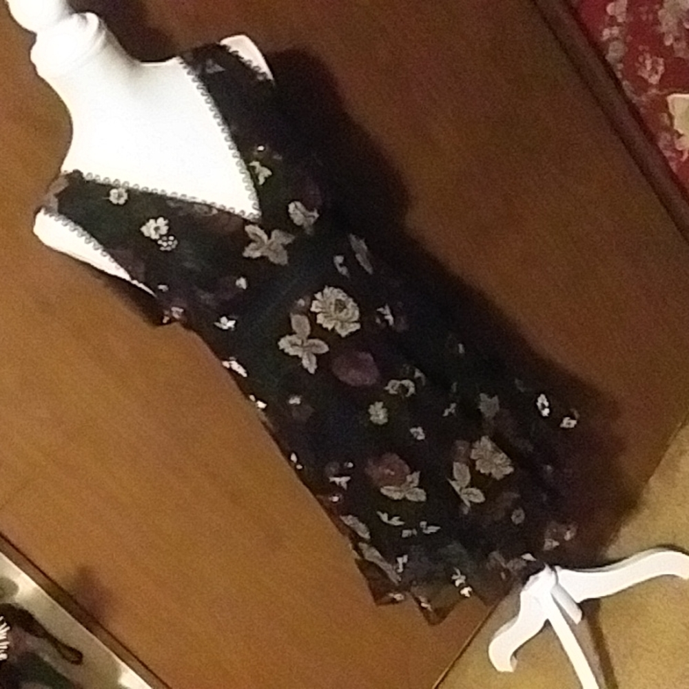 floral mini dress